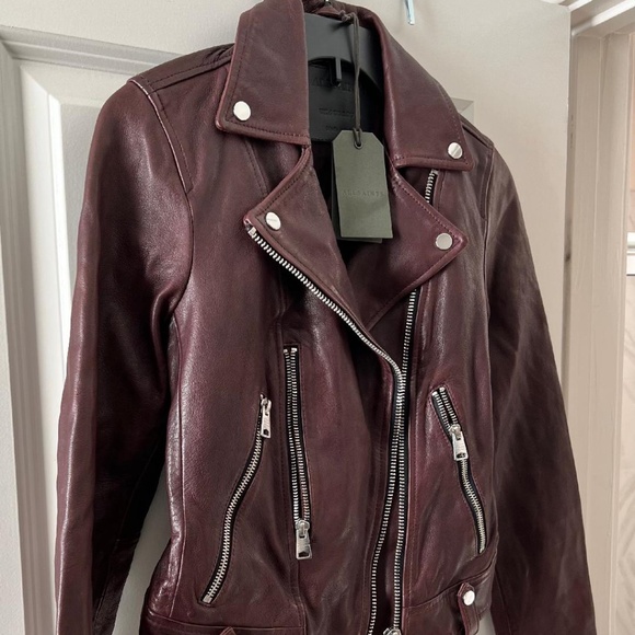 Allsaints Nemo Biker Leather Jacket
